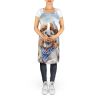 Clumber Spaniel Cowboy Welcome Apron Cooking Kitchen Server Baking Crafts Gardening for Adult Women Men, Unisex, Large, Multicolor