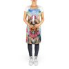 Yorkshire Terrier Luau Apron Cooking Kitchen Server Baking Crafts Gardening for Adult Women Men, Unisex, Large, Multicolor