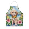 Cockapoo Luau Apron Cooking Kitchen Server Baking Crafts Gardening for Adult Women Men, Unisex, Large, Multicolor