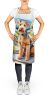 Lakeland Terrier Spring Path Apron Cooking Kitchen Server Baking Crafts Gardening for Adult Women Men, Unisex, Large, Multicolor