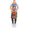 Redbone Coonhound Cowboy Welcome Apron Cooking Kitchen Server Baking Crafts Gardening for Adult Women Men, Unisex, Large, Multicolor