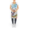 Samoyed Luau Apron Cooking Kitchen Server Baking Crafts Gardening for Adult Women Men, Unisex, Large, Multicolor