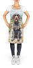 German Wirehaired Pointer Spring Path Apron Cooking Kitchen Server Baking Crafts Gardening for Adult Women Men, Unisex, Large, Multicolor