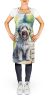 Bergamasco Sheepdog Spring Path Apron Cooking Kitchen Server Baking Crafts Gardening for Adult Women Men, Unisex, Large, Multicolor