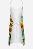 Finnish Spitz in Sunflowers Apron Cooking Kitchen Server Baking Crafts Gardening for Adult Women Men, Unisex, Large, Multicolor