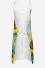 Miniature Pinscher in Sunflowers Apron Cooking Kitchen Server Baking Crafts Gardening for Adult Women Men, Unisex, Large, Multicolor