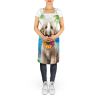 Labradoodle Luau Apron Cooking Kitchen Server Baking Crafts Gardening for Adult Women Men, Unisex, Large, Multicolor