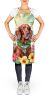 Irish Setter Luau Apron Cooking Kitchen Server Baking Crafts Gardening for Adult Women Men, Unisex, Large, Multicolor