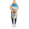 Kuvasz in Sunflowers Apron Cooking Kitchen Server Baking Crafts Gardening for Adult Women Men, Unisex, Large, Multicolor