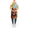 Irish Setter in Sunflowers Apron Cooking Kitchen Server Baking Crafts Gardening for Adult Women Men, Unisex, Large, Multicolor