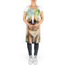 Pekingese Luau Apron Cooking Kitchen Server Baking Crafts Gardening for Adult Women Men, Unisex, Large, Multicolor