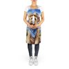 Wheaten Terrier Cowboy Welcome Apron Cooking Kitchen Server Baking Crafts Gardening for Adult Women Men, Unisex, Large, Multicolor