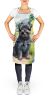 Affenpinscher Spring Garden Apron Cooking Kitchen Server Baking Crafts Gardening for Adult Women Men, Unisex, Large, Multicolor