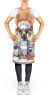 Weimaraner The Chef Apron Cooking Kitchen Server Baking Crafts Gardening for Adult Women Men, Unisex, Large, Multicolor