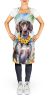 German Shorthaired Pointer Luau Apron Cooking Kitchen Server Baking Crafts Gardening for Adult Women Men, Unisex, Large, Multicolor