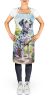 Dalmatian Spring Path Apron Cooking Kitchen Server Baking Crafts Gardening for Adult Women Men, Unisex, Large, Multicolor