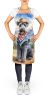 Kerry Blue Terrier Cowboy Welcome Apron Cooking Kitchen Server Baking Crafts Gardening for Adult Women Men, Unisex, Large, Multicolor