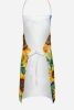 Bernese Mountain Dog in Sunflowers Apron Cooking Kitchen Server Baking Crafts Gardening for Adult Women Men, Unisex, Large, Multicolor
