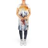 Italian Greyhound The Chef Apron Cooking Kitchen Server Baking Crafts Gardening for Adult Women Men, Unisex, Large, Multicolor