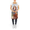 Vizsla Cowboy Welcome Apron Cooking Kitchen Server Baking Crafts Gardening for Adult Women Men, Unisex, Large, Multicolor
