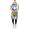Bedlington Terrier Luau Apron Cooking Kitchen Server Baking Crafts Gardening for Adult Women Men, Unisex, Large, Multicolor