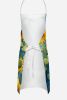 Irish Wolfhound in Sunflowers Apron Cooking Kitchen Server Baking Crafts Gardening for Adult Women Men, Unisex, Large, Multicolor