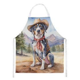 Catahoula Cowboy Welcome Apron Cooking Kitchen Server Baking Crafts Gardening for Adult Women Men, Unisex, Large, Multicolor