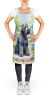 Kerry Blue Terrier Spring Path Apron Cooking Kitchen Server Baking Crafts Gardening for Adult Women Men, Unisex, Large, Multicolor