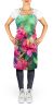 West Virginia Rhododendrons in Watercolor Apron Cooking Kitchen Server Baking Crafts Gardening for Adult Women Men, Unisex, Large, Multicolor