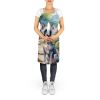 Chinese Crested Spring Path Apron Cooking Kitchen Server Baking Crafts Gardening for Adult Women Men, Unisex, Large, Multicolor