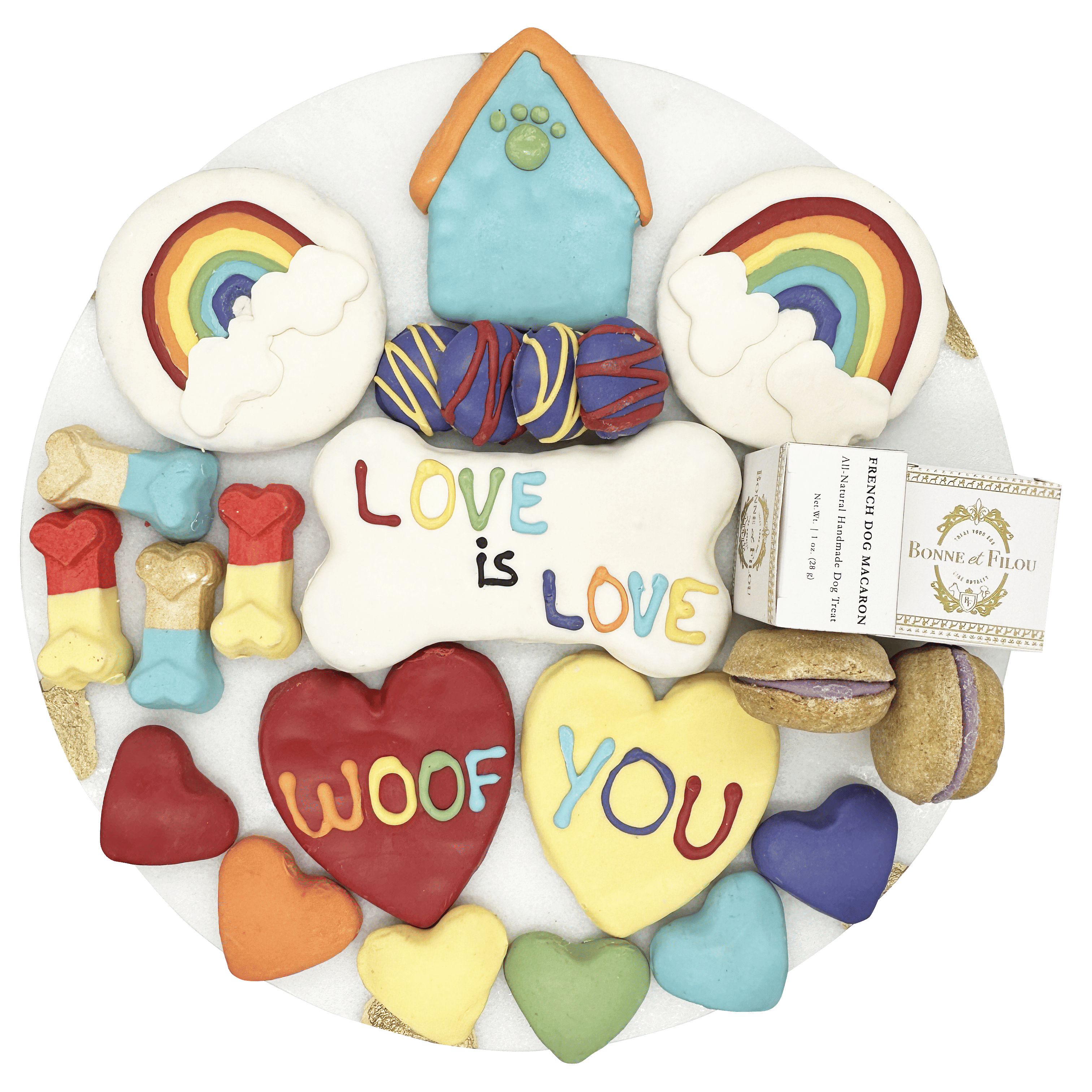Pride Themed Dog Treats Gift Box