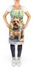Norwich Terrier Spring Path Apron Cooking Kitchen Server Baking Crafts Gardening for Adult Women Men, Unisex, Large, Multicolor