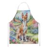 Basenji Spring Garden Apron Cooking Kitchen Server Baking Crafts Gardening for Adult Women Men, Unisex, Large, Multicolor