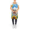 Maltese in Sunflowers Apron Cooking Kitchen Server Baking Crafts Gardening for Adult Women Men, Unisex, Large, Multicolor