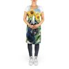 Giant Schnauzer in Sunflowers Apron Cooking Kitchen Server Baking Crafts Gardening for Adult Women Men, Unisex, Large, Multicolor