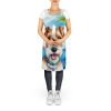 Fox Terrier Luau Apron Cooking Kitchen Server Baking Crafts Gardening for Adult Women Men, Unisex, Large, Multicolor