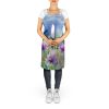 South Dakota Pasque Flowers in Watercolor Apron Cooking Kitchen Server Baking Crafts Gardening for Adult Women Men, Unisex, Large, Multicolor