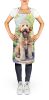 Goldendoodle Spring Path Apron Cooking Kitchen Server Baking Crafts Gardening for Adult Women Men, Unisex, Large, Multicolor