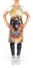 Leonberger Luau Apron Cooking Kitchen Server Baking Crafts Gardening for Adult Women Men, Unisex, Large, Multicolor