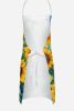 Keeshond in Sunflowers Apron Cooking Kitchen Server Baking Crafts Gardening for Adult Women Men, Unisex, Large, Multicolor