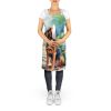 Bloodhound Spring Path Apron Cooking Kitchen Server Baking Crafts Gardening for Adult Women Men, Unisex, Large, Multicolor