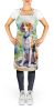 English Foxhound Spring Path Apron Cooking Kitchen Server Baking Crafts Gardening for Adult Women Men, Unisex, Large, Multicolor