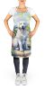 Kuvasz Spring Path Apron Cooking Kitchen Server Baking Crafts Gardening for Adult Women Men, Unisex, Large, Multicolor