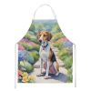 American Foxhound Spring Garden Apron Cooking Kitchen Server Baking Crafts Gardening for Adult Women Men, Unisex, Large, Multicolor