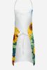 German Shepherd in Sunflowers Apron Cooking Kitchen Server Baking Crafts Gardening for Adult Women Men, Unisex, Large, Multicolor