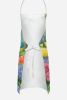 Manchester Terrier Spring Path Apron Cooking Kitchen Server Baking Crafts Gardening for Adult Women Men, Unisex, Large, Multicolor