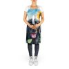 Flat-Coated Retriever in Sunflowers Apron Cooking Kitchen Server Baking Crafts Gardening for Adult Women Men, Unisex, Large, Multicolor