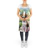 American Foxhound Spring Garden Apron Cooking Kitchen Server Baking Crafts Gardening for Adult Women Men, Unisex, Large, Multicolor