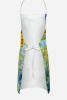 White German Shepherd in Sunflowers Apron Cooking Kitchen Server Baking Crafts Gardening for Adult Women Men, Unisex, Large, Multicolor