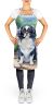 Japanese Chin Spring Path Apron Cooking Kitchen Server Baking Crafts Gardening for Adult Women Men, Unisex, Large, Multicolor